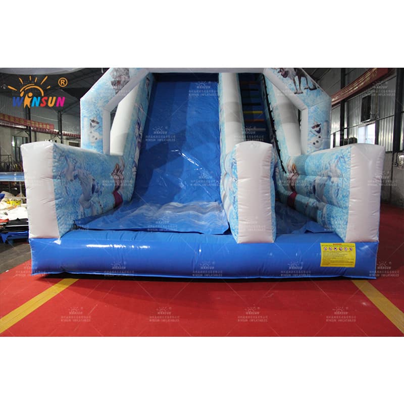 Tobogán seco inflable Tema congelado