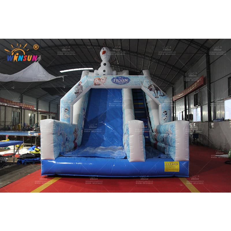 Tobogán seco inflable Tema congelado