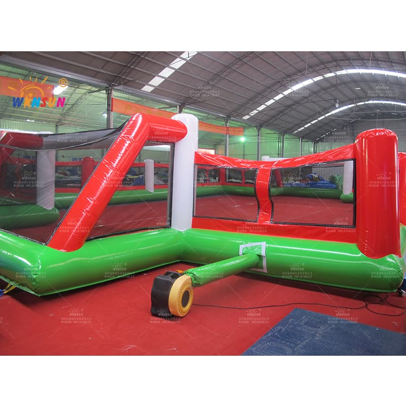 Campo de fútbol inflable