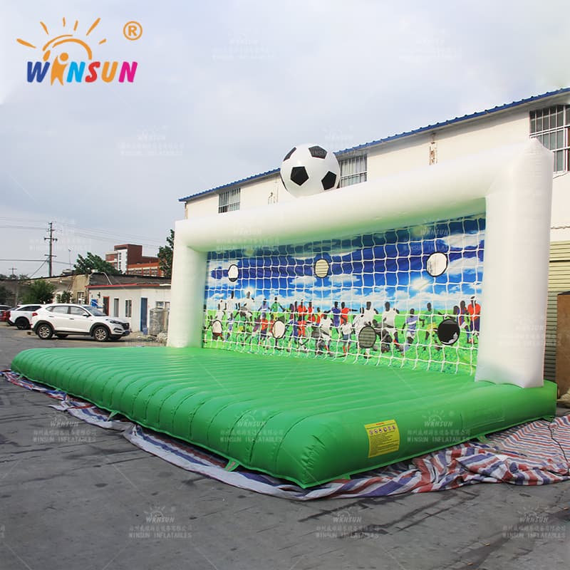 Portería de fútbol inflable