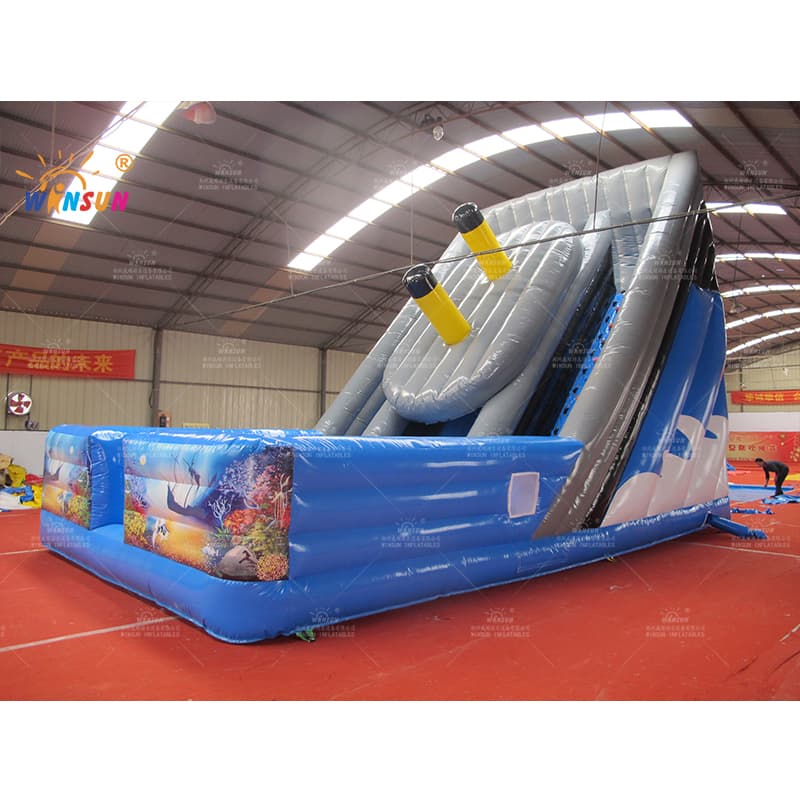 Diapositiva inflable del tema Titanic