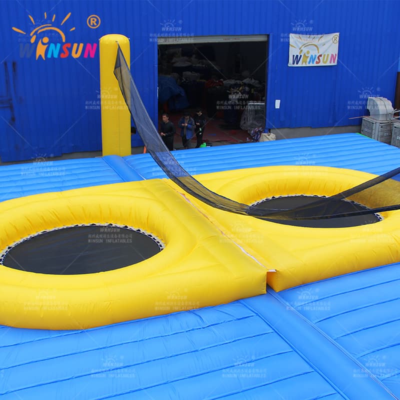 Cancha de voleibol inflable gigante