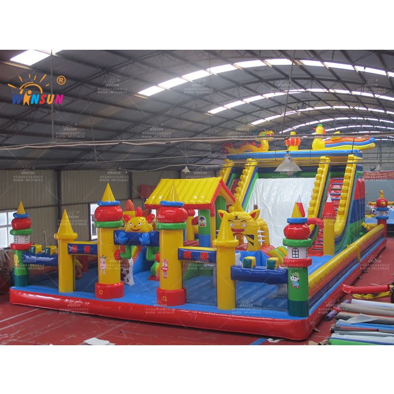 Tema chino de parque infantil inflable gigante