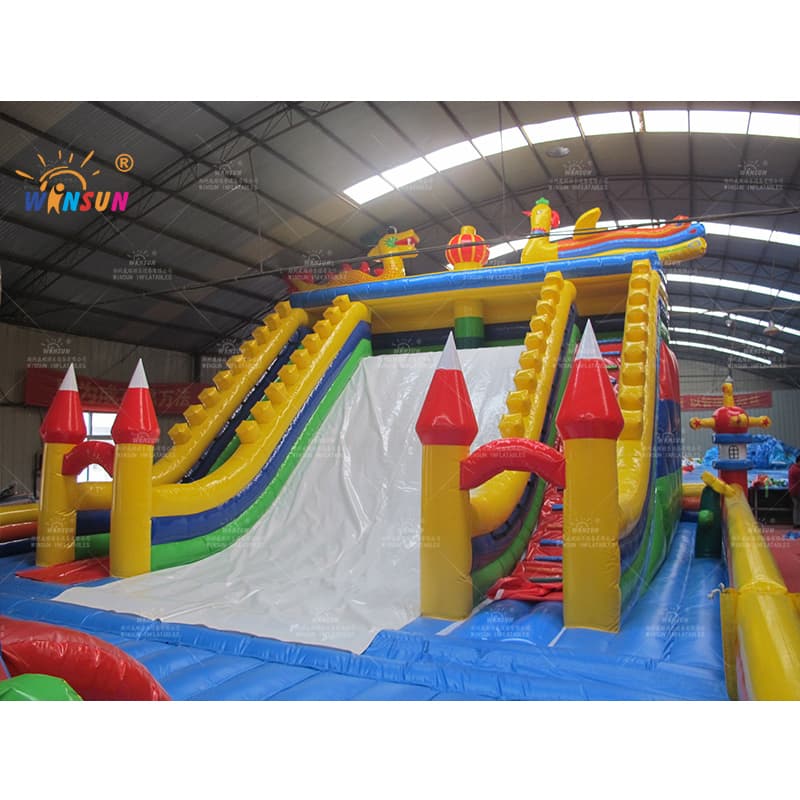 Tema chino de parque infantil inflable gigante