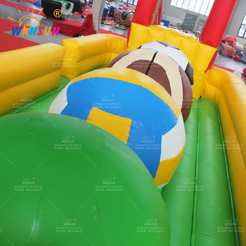 Juego de carrera de obstáculos Wipeout inflable personalizado