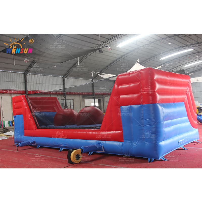 Juego de Wipeout personalizado Carrera de obstáculos inflable