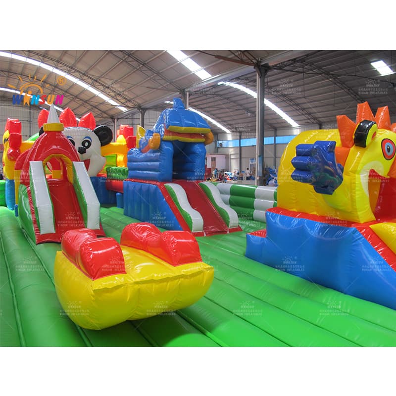 Parque de salto inflable gigante