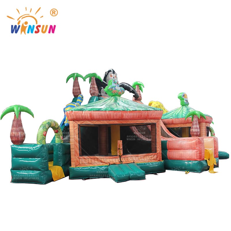 Tema de King-Kong de la casa de salto inflable gigante