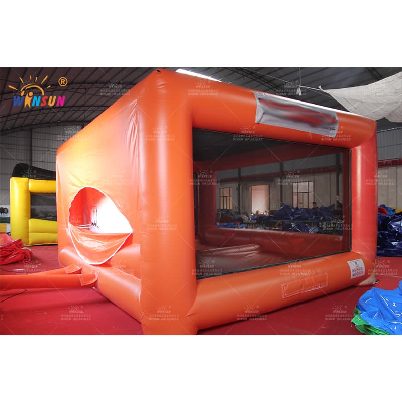 Juego inflable de tiroteo del salvaje oeste