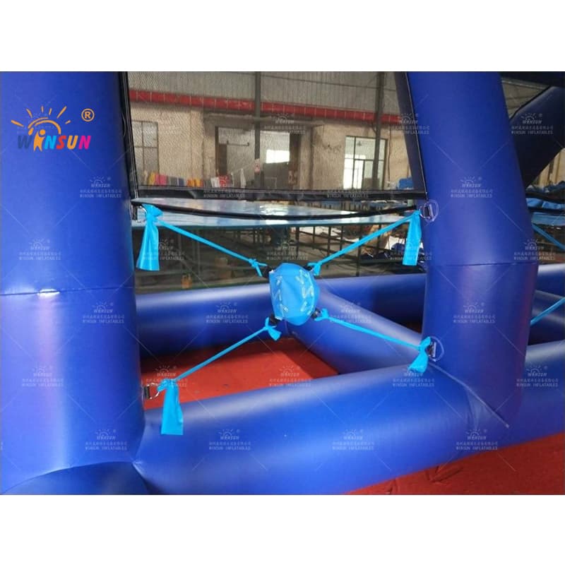 Arena inflable de lucha con globos de agua