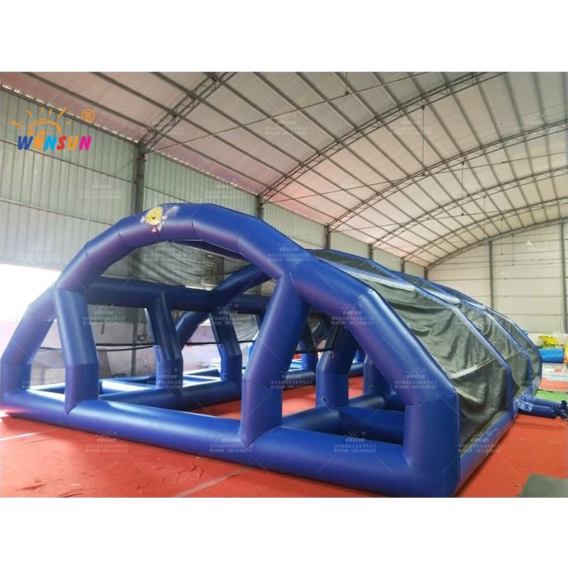 Arena inflable de lucha con globos de agua