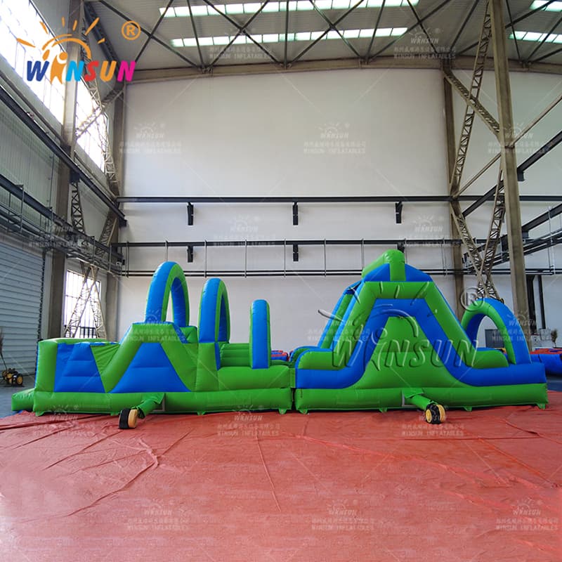 Carrera de obstáculos inflable de juego personalizado