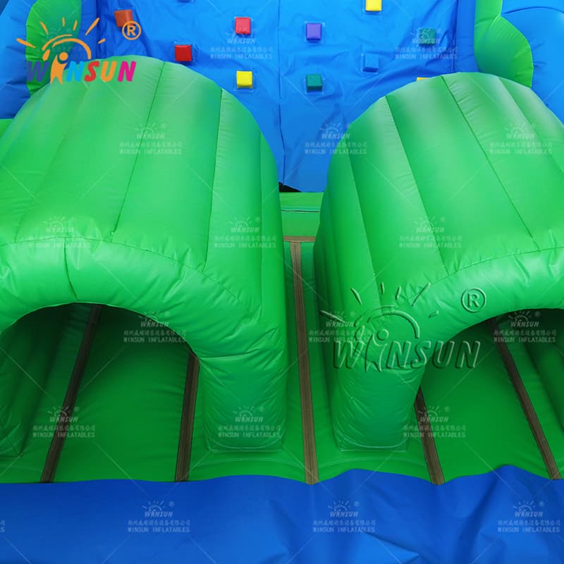 Carrera de obstáculos inflable de juego personalizado