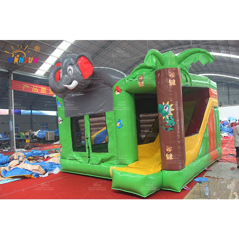 Casa de rebote inflable de elefante