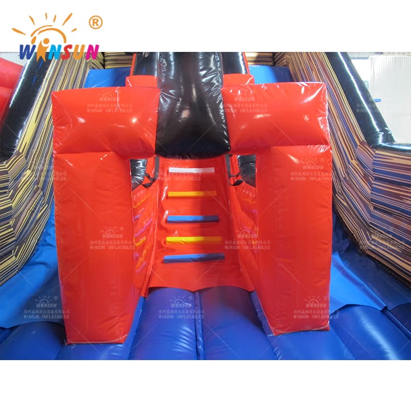 Tobogán inflable de barco pirata