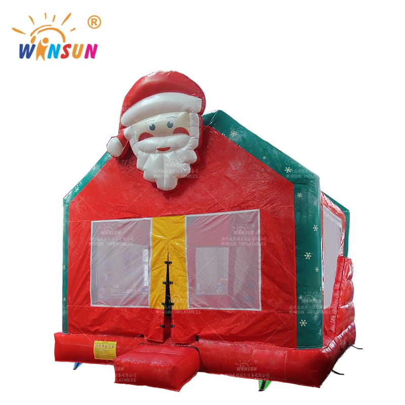 Casa de rebote inflable de Papá Noel para Navidad
