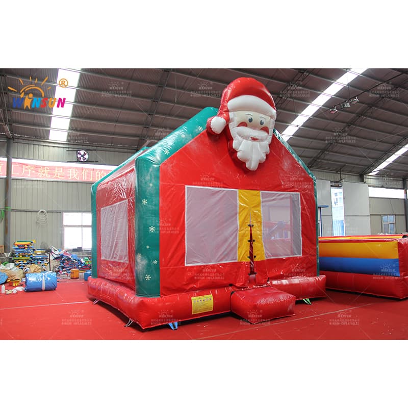 Casa de rebote inflable de Papá Noel para Navidad