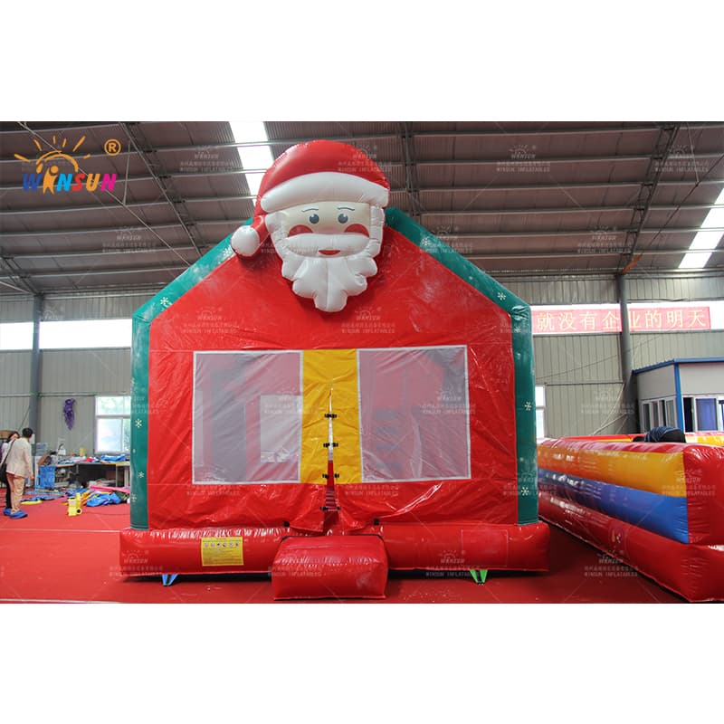 Casa de rebote inflable de Papá Noel para Navidad