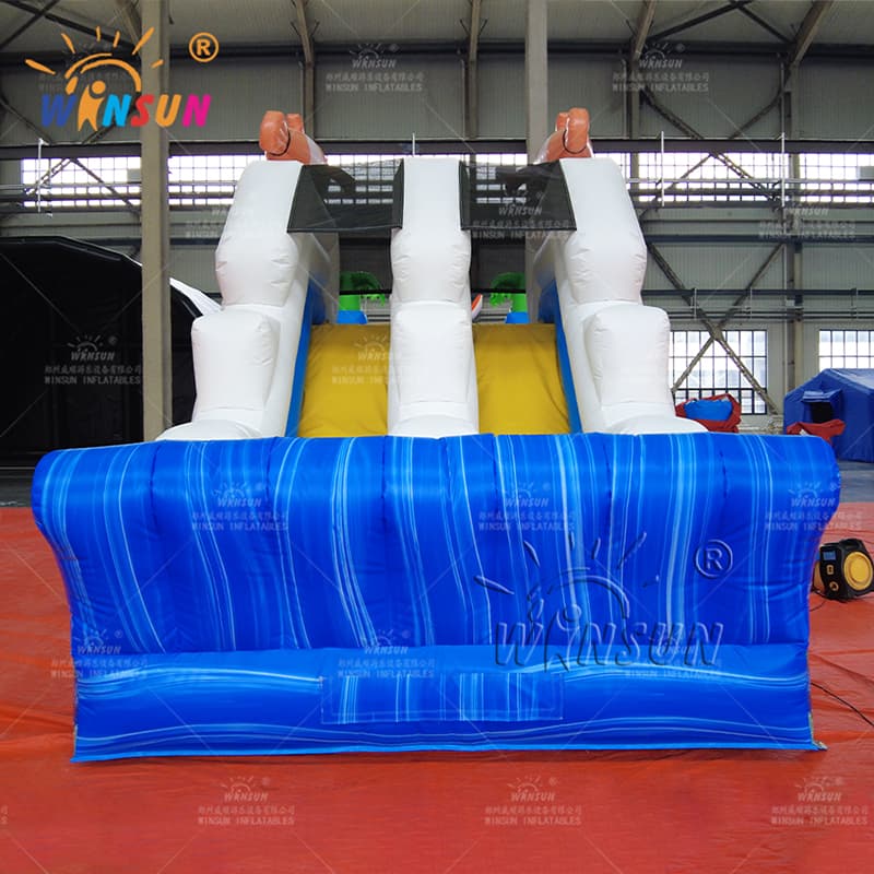 Carrera de obstáculos inflable Mundo submarino Tema