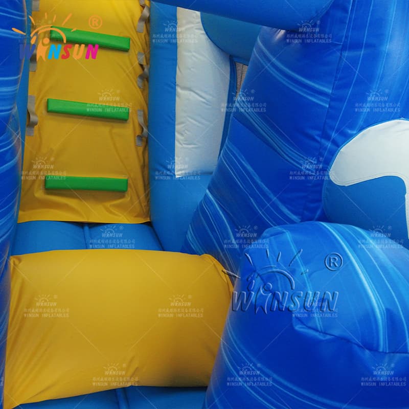 Carrera de obstáculos inflable Mundo submarino Tema