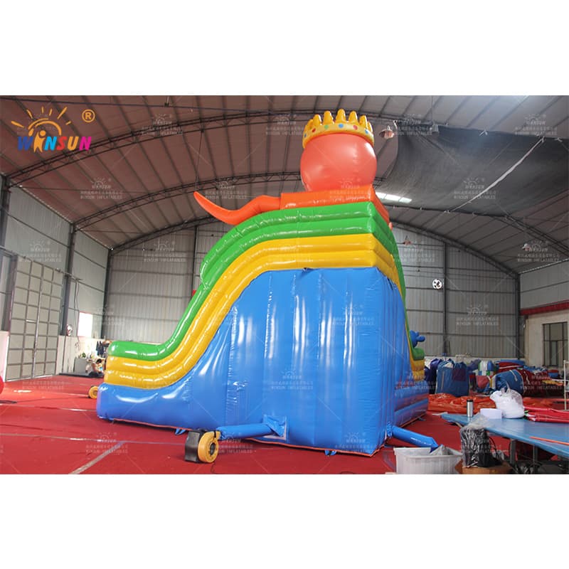 Tobogán acuático inflable de pulpo