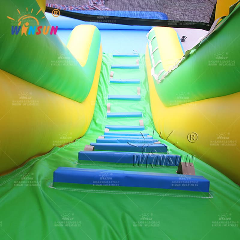 Tobogán acuático inflable personalizado con tema de la Patrulla Canina de la piscina