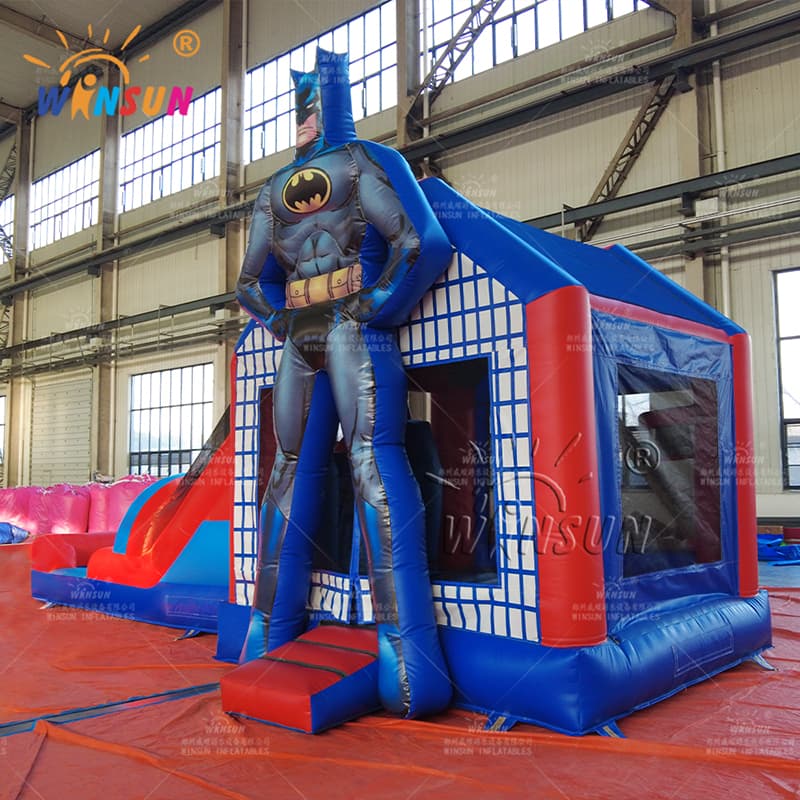 Tobogán inflable de la casa de rebote Tema de Batman