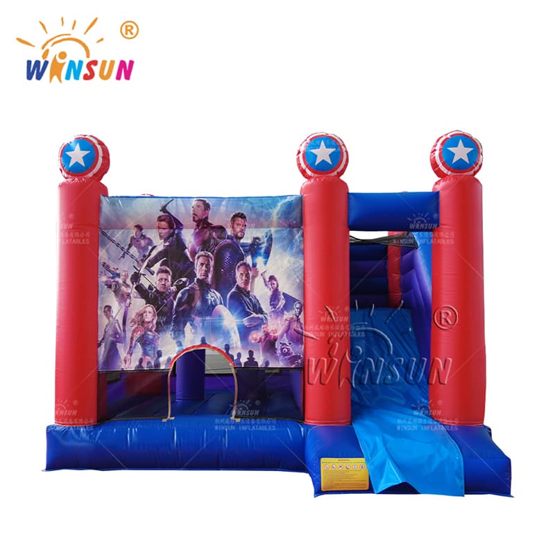 Tema personalizado combinado inflable comercial