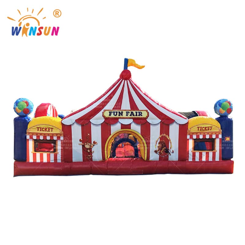 Parque inflable de circo