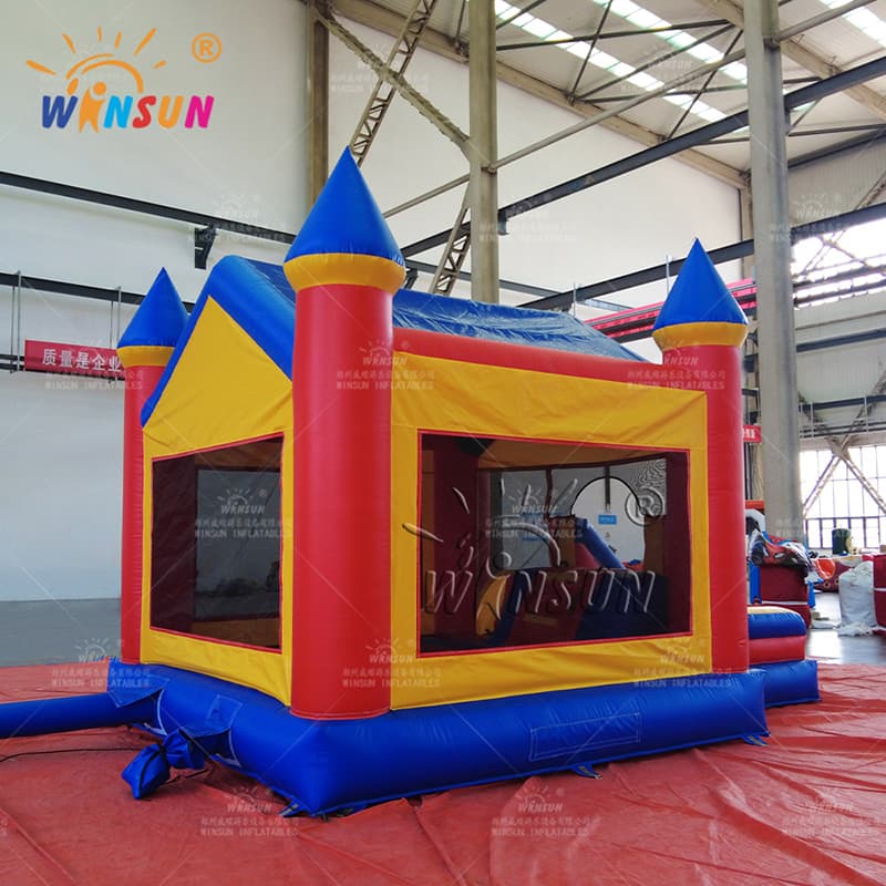 Combo inflable comercial con techo en forma de V