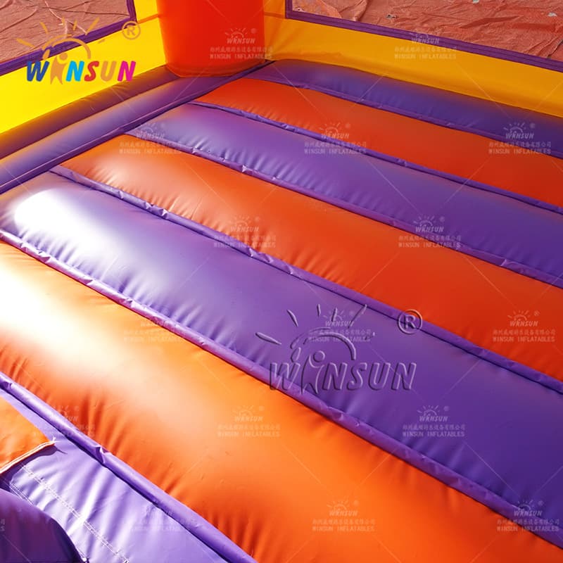Combo de salto inflable comercial con techo en forma de V