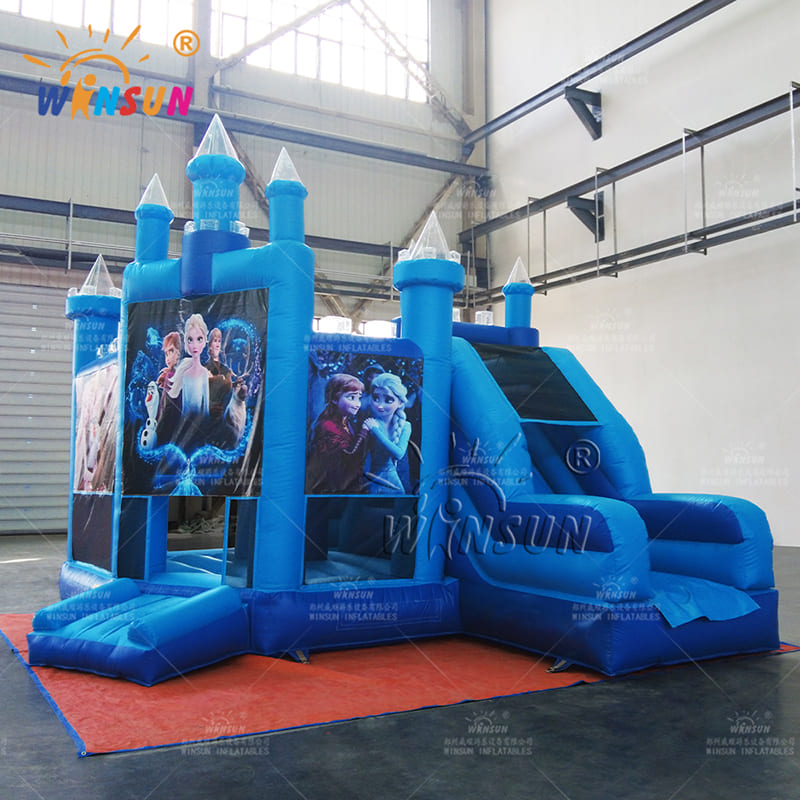 Combo de salto inflable Tema congelado