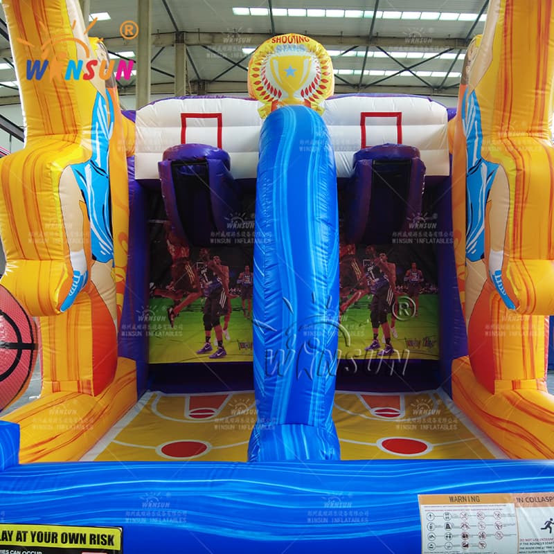 Shooting Stars juego de baloncesto inflable interactivo