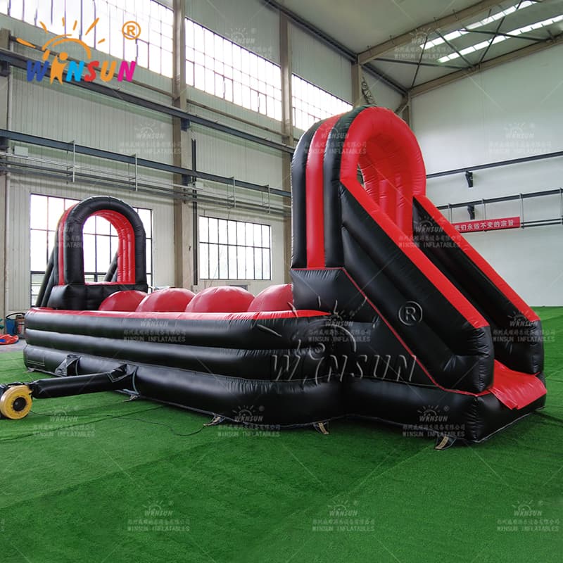 Campo de Wipeout inflable Big Red Balls