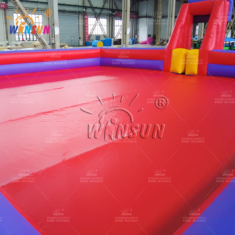 Arena de carreras inflable para autos chocadores