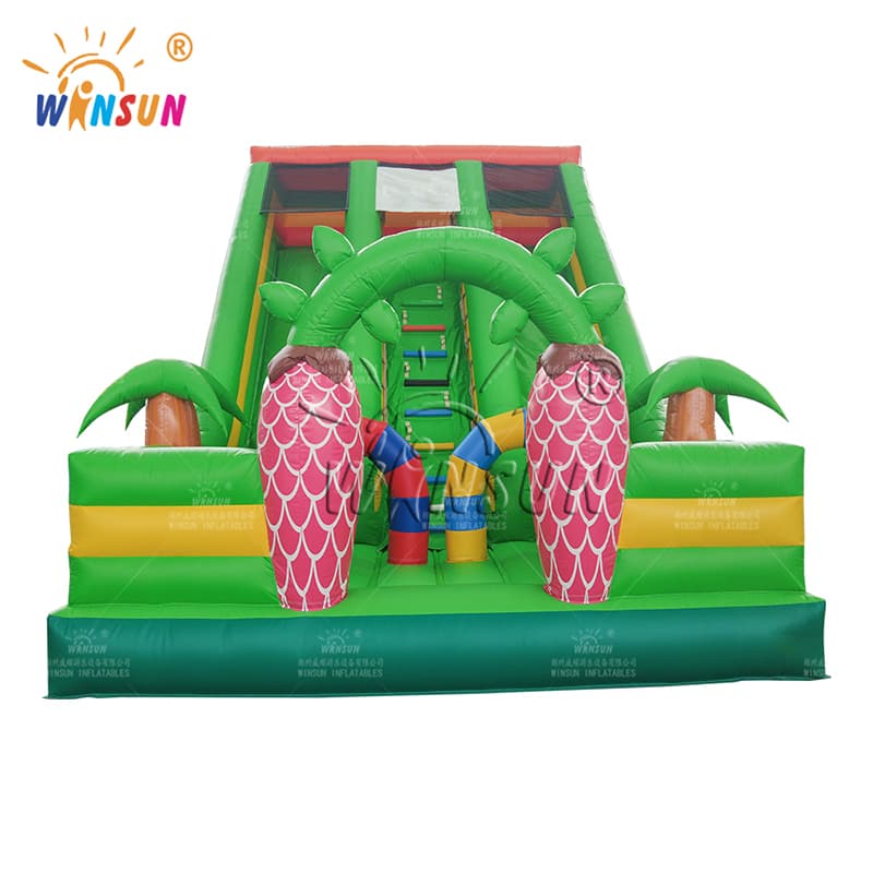 Tobogán seco inflable comercial personalizado