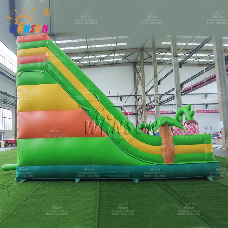 Tobogán seco inflable comercial personalizado