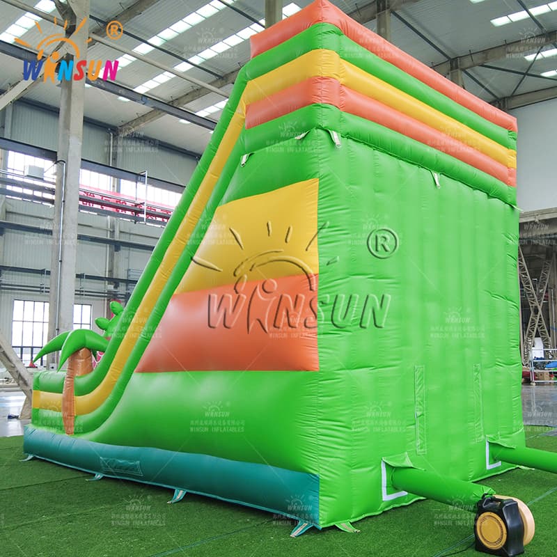 Tobogán seco inflable comercial personalizado