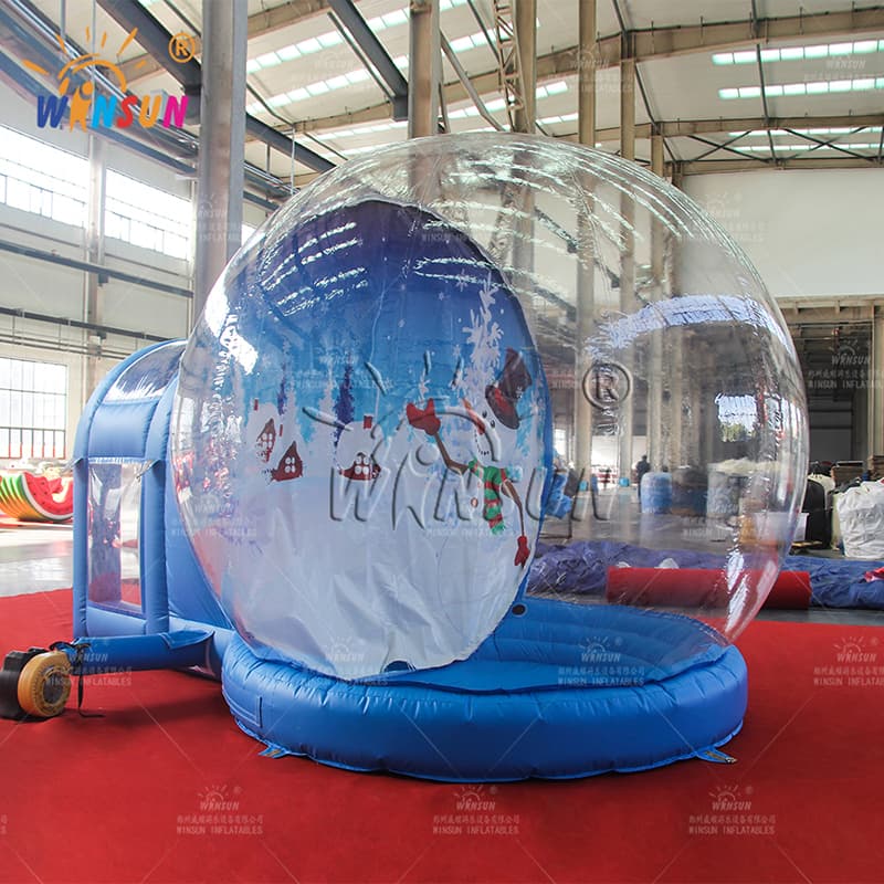 Globo de nieve inflable personalizado Eventos navideños