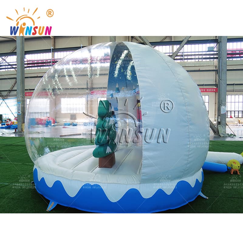 Bola de nieve inflable de Navidad con muñeco de nieve