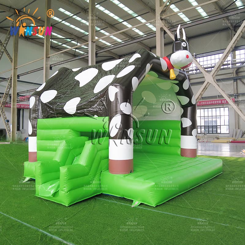 Combo hinchable inflable de vaca lechera