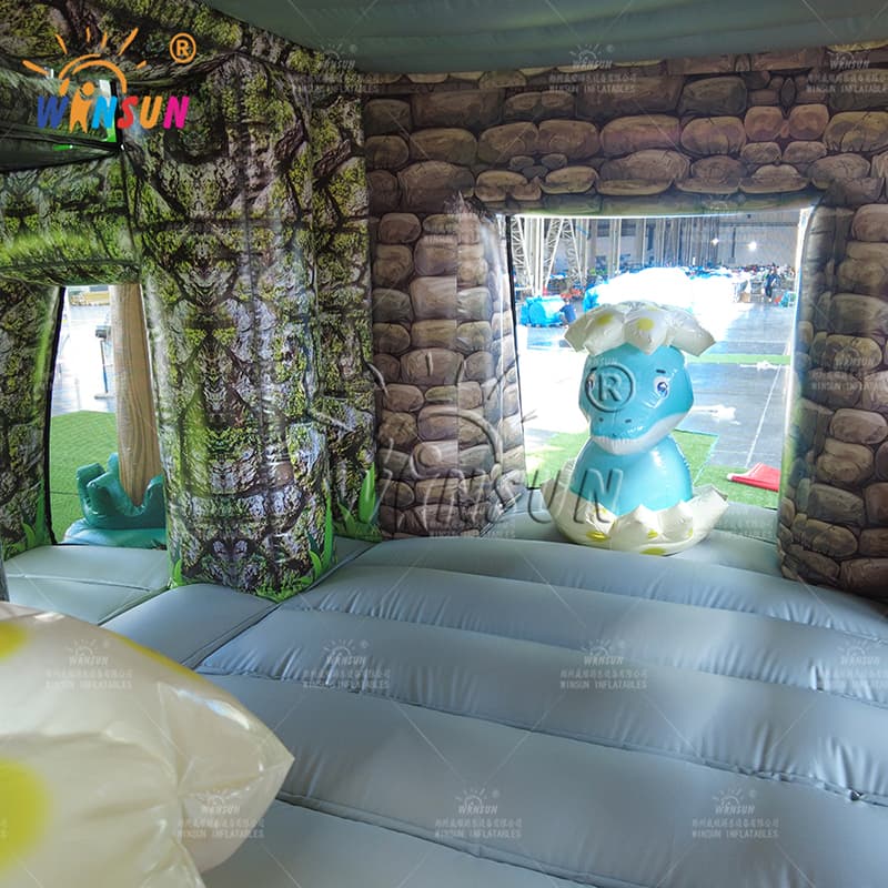 Castillo de salto inflable de dinosaurio de nuevo diseño