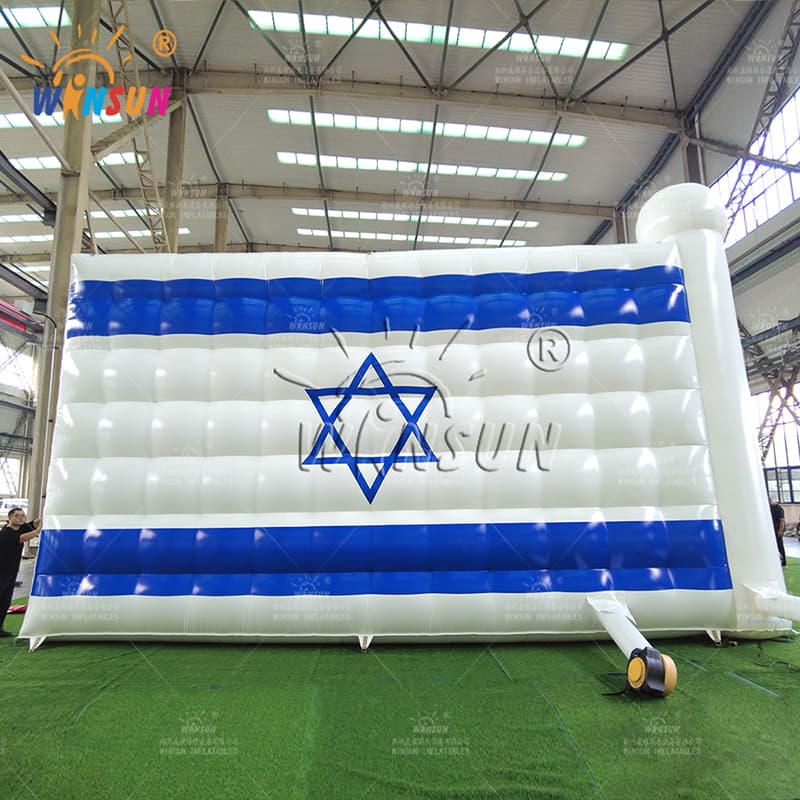 Modelo de bandera israelí inflable