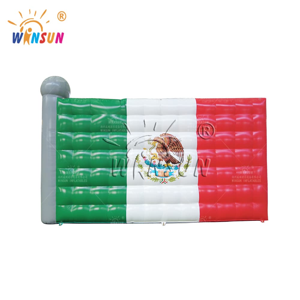 Modelo de Bandera Mexicana Inflable