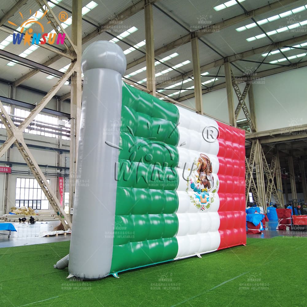 Modelo de Bandera Mexicana Inflable