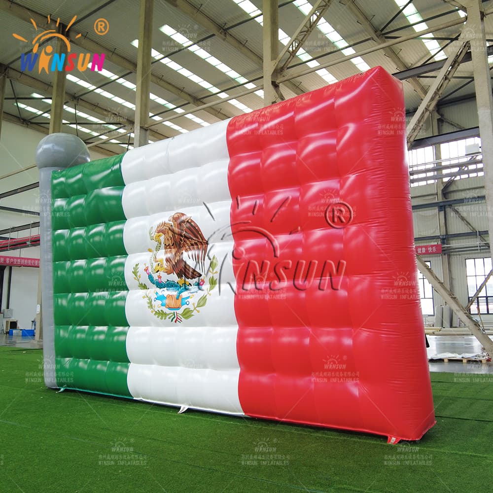 Modelo de Bandera Mexicana Inflable