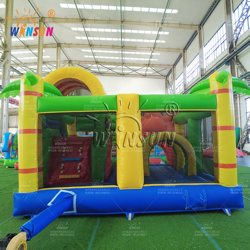 Combo inflable comercial Jungle Lion