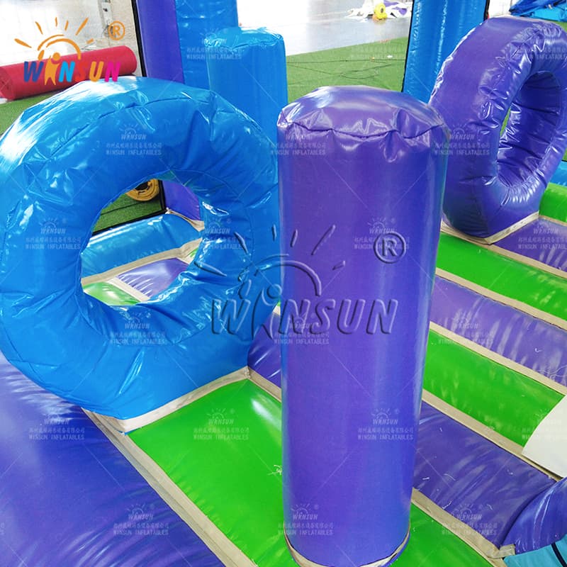 Castillo de salto inflable combinado con tobogán