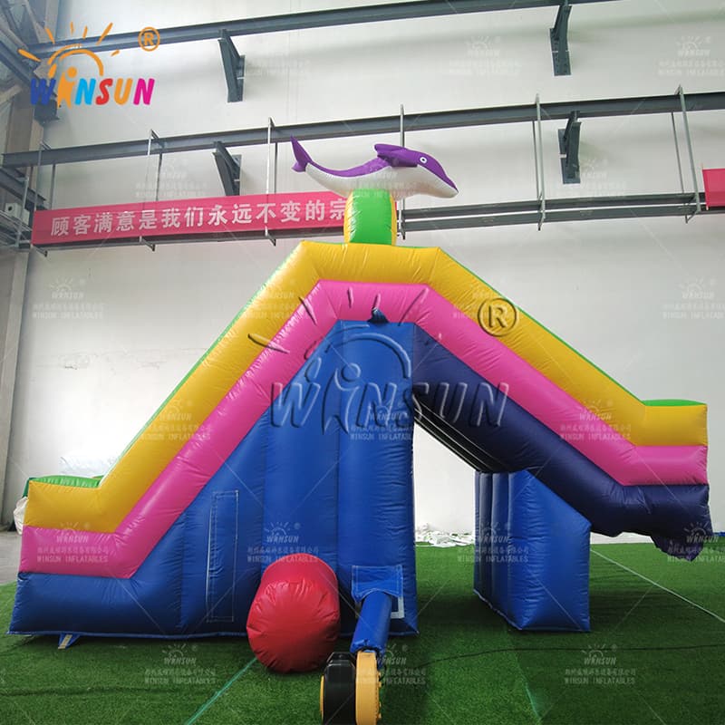 Tobogán inflable para piscina