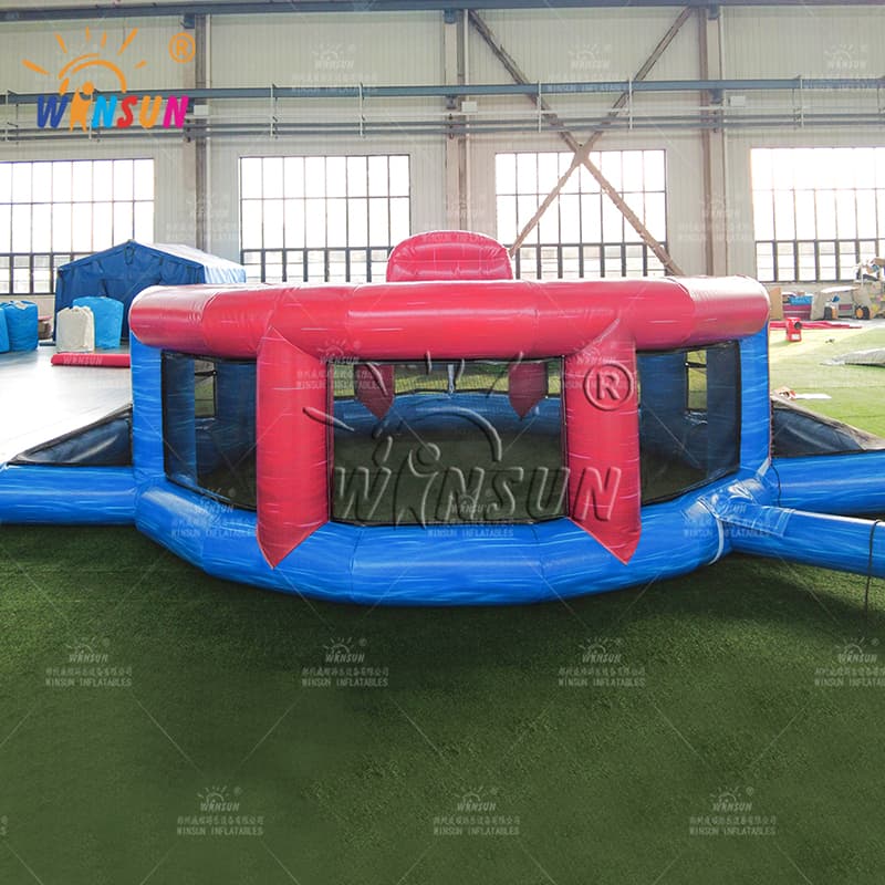 Campo de juego de duelo de fútbol inflable